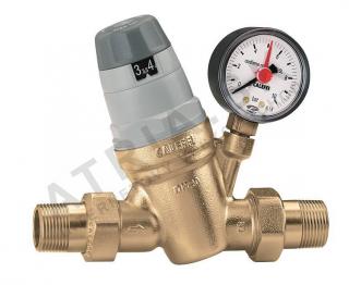 Pressure Reducing Valve - with fitting and pressure gauge - 1/2  MM  IVAR.5350