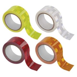 Reflective tape 25 mm / 2m, 12 pcs, display box