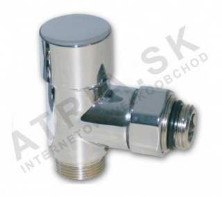 Regulating fitting OPTIMA - corner, 1/2  x M 24 - chrome