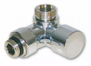 Regulating fitting OPTIMA - three-axial - L, 1/2  x M 24 - inox