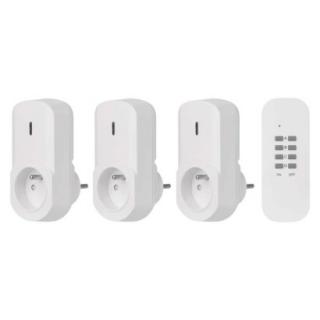 Remote controlled sockets, white