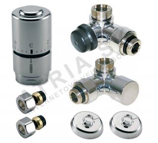 Set KLASIK OPTIMA - tri-axial - 1/2  x M 24, CU 15 x 1 mm - chrome