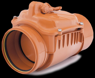 Sewer check valve DN 125