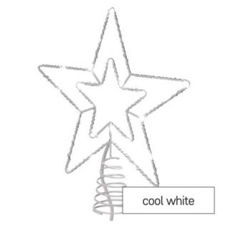 Standard LED junctions. christmas. Star, 28,5 cm, indoor and outdoor, cool white