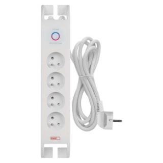 Surge protector 900J - 4 sockets, 2m, white