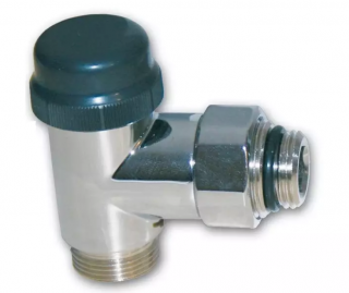 Thermostatic valve OPTIMA - corner, 1/2  x M 24 - inox