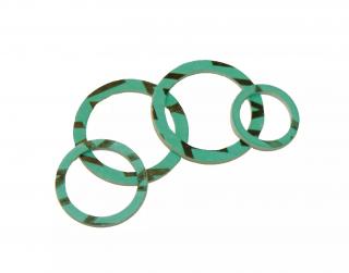 Universal fibre rubber gasket - heating threaded fittings - 3/4 ; 30x21x1,8mm  IVAR.FASIT 202 SR