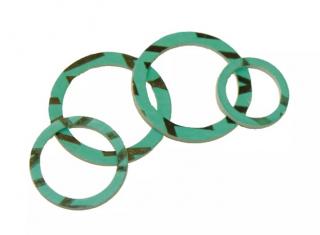 Universal fibre rubber gasket - heating threaded fittings - 5/4 ; 43,5x33x1,8mm  IVAR.FASIT 202 SR