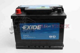 autobaterie EXIDE EXCELL 62Ah.