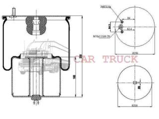 měch pérování VOLVO FH12 4713NP02 kpl