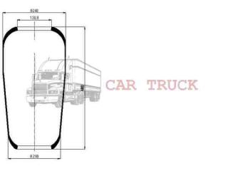 měch pérování VOLVO FL  720N