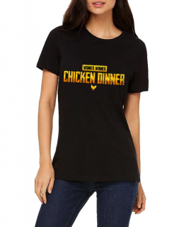 Dámské tričko Chicken Dinner PubG Velikost: L