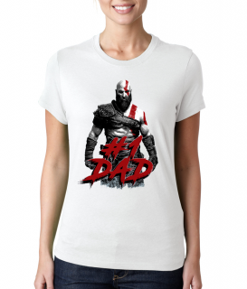 Dámské tričko God of War - Nejlepší táta Velikost: XL