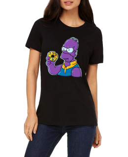 Dámské tričko Homer Simpson - Avengers Donut Velikost: M