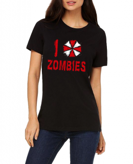 Dámské tričko Resident Evil - Miluji Zombies Velikost: L