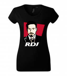 Dámské tričko Robert Downey Jr. Iron man Velikost: XL