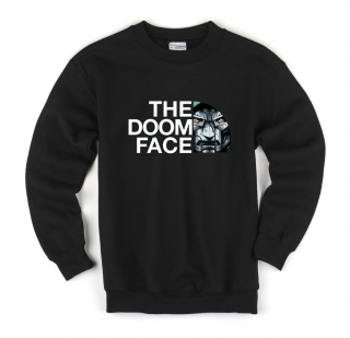 Dětská mikina DOOM Face Parodie The North Face Velikost: 12 - 10 let