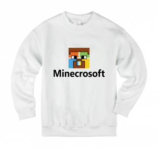 Dětská mikina Minecraft parodie Microsoft Velikost: 12 - 10 let