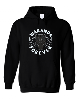 Mikina Black panther - Wakanda Navždy Typ: S kapucí, Velikost: XL