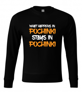 Mikina Co se stane v Pochinki, zůstane v Pochinki - PUBG Typ: Bez Kapuce, Velikost: XL