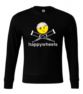 Mikina Happy Wheels Typ: Bez Kapuce, Velikost: XL