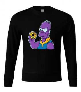 Mikina Homer Simpson - Avengers Donut Typ: Bez Kapuce, Velikost: L