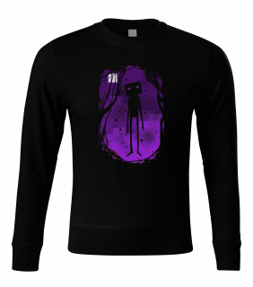 Mikina Minecraft Enderman Typ: Bez Kapuce, Velikost: XL