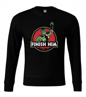 Mikina Mortal Kombat - Finish him Typ: Bez Kapuce, Velikost: XL