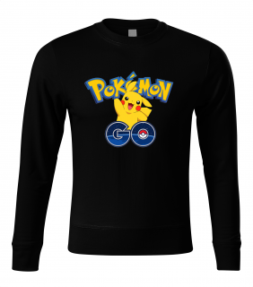 Mikina Pokemon Go - Pikachu Typ: Bez Kapuce, Velikost: XL