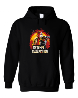 Mikina Red dead redemption - Hell boy Typ: S kapucí, Velikost: XL
