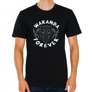 Pánské tričko Black panther - Wakanda Navždy Velikost: 3XL