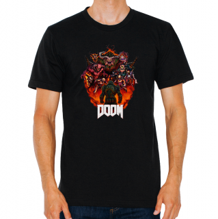 Pánské tričko DOOM Fight Velikost: 3XL