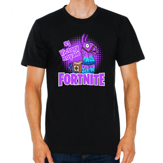 Pánské tričko Fortnite Victory Royale Barva: Černá, Velikost: L