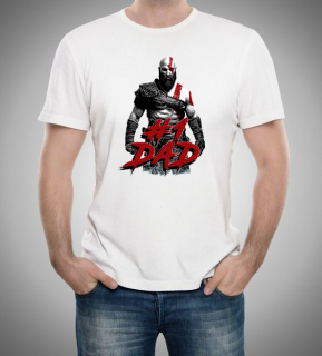 Pánské tričko God of War - Nejlepší táta Velikost: 3XL