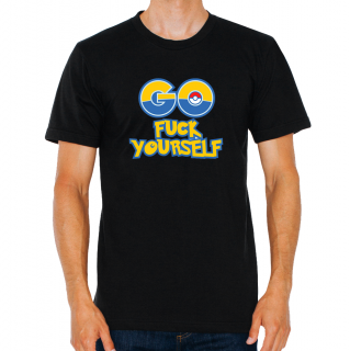 Pánské tričko Pokemon GO F**k yourself Velikost: 3XL