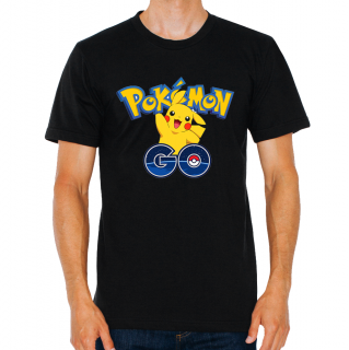 Pánské tričko Pokemon Go - Pikachu Velikost: 3XL