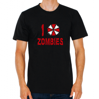 Pánské tričko Resident Evil - Miluji Zombies Velikost: 3XL