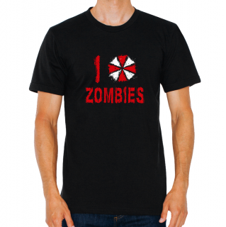 Pánské tričko Resident Evil - Miluji Zombies Velikost: M