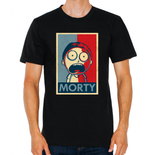 Pánské tričko Rick And Morty - Morty Velikost: 3XL