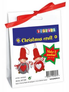 Vytvořte si 2x Santu, 5,5 cm - sada