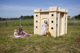 Dětský dřevěný hrad M522