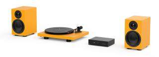 Pro-Ject All-in Colourful Audio System Satin Yellow, matné