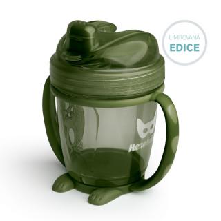 HeroSippy Netekoucí hrneček 140 ml, army green