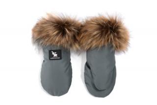Zimní rukavice na kočárek Cottonmoose MOOSE YUKON 2023, Khaki, zelená