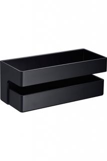 Polička PVC black matt