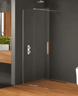 Posuvný Walk-In Smart Chrom, sklo 8 mm Rozměr: 150x200 cm