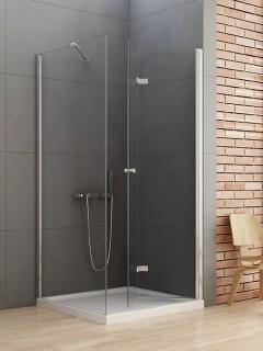 Sprchový kout New Soleo Chrom 90x90 cm pravý, zalamovací