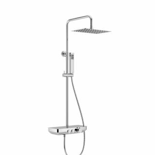 Sprchový nástěnný set Krotos chrom se systémem Easy-Click