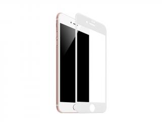 Tvrzené 3D sklo na iPhone 7 Plus / 8 Plus Bílé