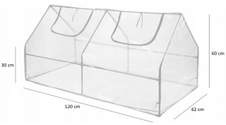 Konstrukce k zahradnímu fóliovníku - pařeništi 120x62x60cm